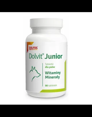 Vitamine căței în creștere DOLFOS Dolvit Junior 90 tablete