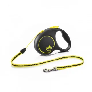 Lesa retractabila cu fir Flexi Neon S 5 m   12 kg