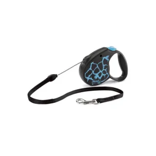 Lesa retractabila cu fir Flexi Safari 5 m   12 kg