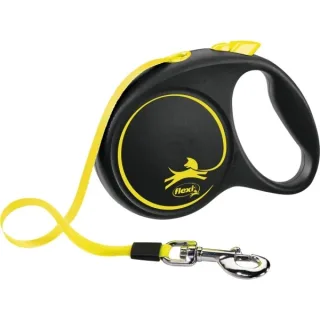 Lesa retractabila cu banda Flexi Neon L 5 m   50 kg
