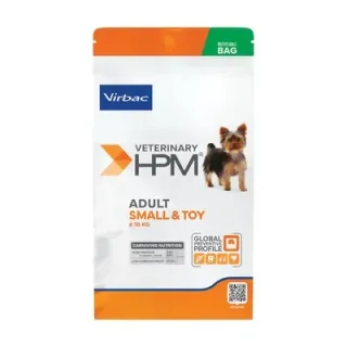 Hrana uscata pentru caini Virbac HPM Adult Small  Toy 1,5 kg