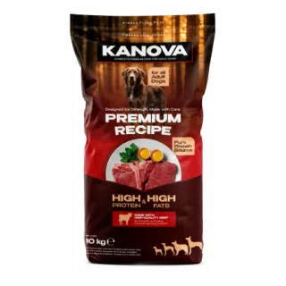 Hrana uscata pentru caini Kanova Premium cu vita 10 kg