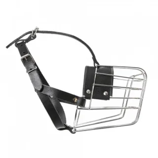Botnita pentru caini din metal DogTech Boxer Mijlociu