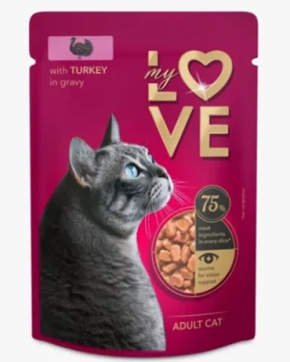 My Love Pisica Plic Curcan 85 g