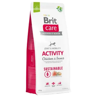 Brit Care Dog Sustainable Activity Pui&amp;Insecte - 1-kg