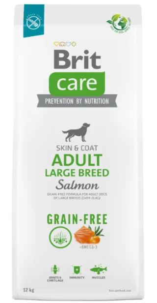 Brit Care Dog Grain-Free Adult Large Breed Somon - 1-kg