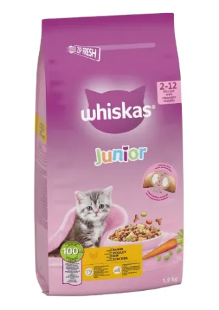 Whiskas Junior Pui 14 kg