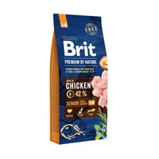 Brit Premium By Nature Senior S+M - 3-kg