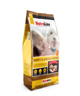 Nutraline Dog Puppy&amp;Junior Medium - 3-kg