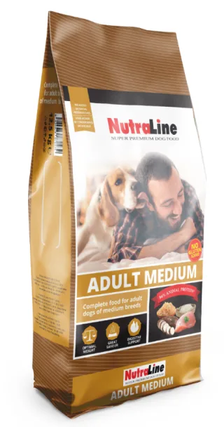 Nutraline Dog Adult Medium K - 12-5-kg