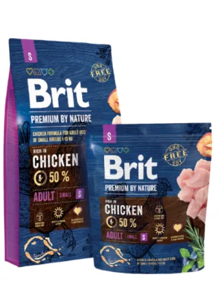 Brit Premium By Nature Adult S - 8-kg