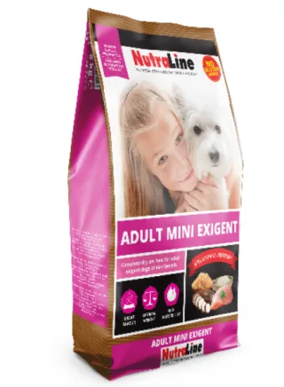 Nutraline Dog Adult Mini Exigent K - 8-kg