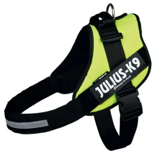 Trixie  Ham Julius K9 4/XL 96-138cm/50 mm Negru/Neon