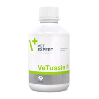 VET EXPERT VeTussin, supliment sistem respirator câini, suspensie orală VET EXPERT VeTussin, XS-XL, supliment sistem respirator câini, flacon, 100ml suspensie orală