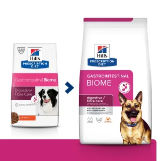 HILL'S Prescription Diet Gastrointestinal Biome, Pui, dietă veterinară câini, hrană uscată, afecțiuni digestive HILL'S Prescription Diet Gastrointestinal Biome, Pui, dietă veterinară câini, hrană uscată, sistem digestiv, 1.5kg