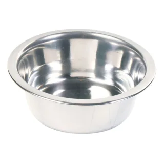 TRIXIE, castron câini, rotund, inox, argintiu, XS-S(0.45l, ⌀13cm)