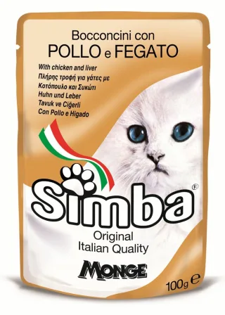 Simba Cat Plic Pui/Ficat 100 g