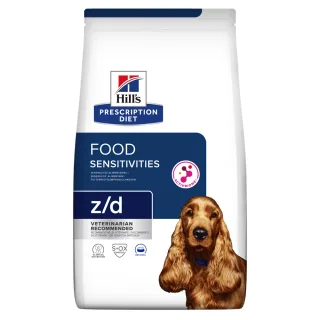 HILL'S Prescription Diet z/d Food Sensitivities, dietă veterinară câini, hrană uscată, afecțiuni dermatologice și digestive HILL'S Prescription Diet z/d Food Sensitivities, dietă veterinară câini, hrană uscată, piele & blana, sistem digestiv, 10kg