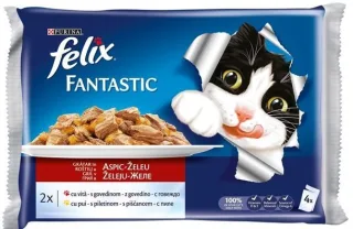 Felix Fantastic Plic Vita/Pui 4 x 100 g
