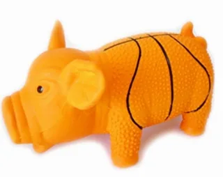 Jucarie Caine Pet Expert Orange Piggy NTD6089