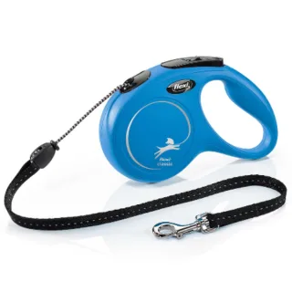 Flexi Lesa New Classic Cord S 8 m Albastra