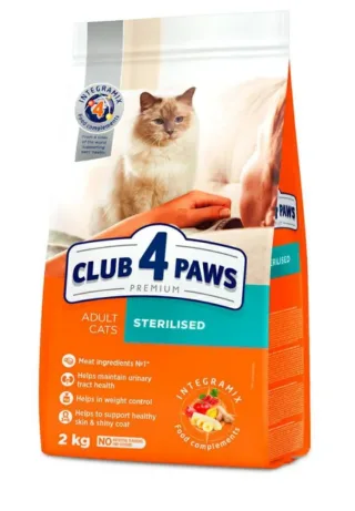 Club 4 Paws Pisica Adult Sterilised 2 kg