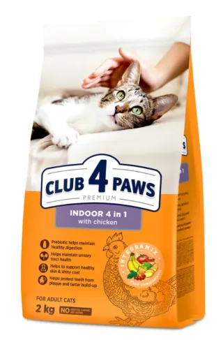 Club 4 Paws Pisica Adult Indoor 2 kg