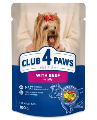 Club 4 Paws Caine Plic Vita 100 g