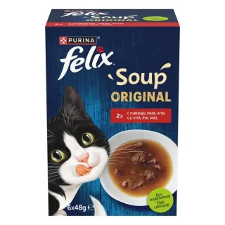 Felix Cat Plic Supa Farm Selection 6x48 g