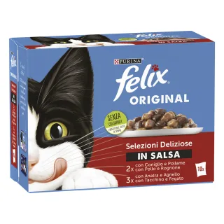 Felix Fantastic Original Plic Rata/Miel 10x85 g