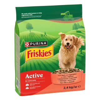 Friskies Dog Adult Active 2.4 kg