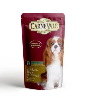 Carnevale Dog Plic Pui/Rata/Portocale 125 g - 125-g