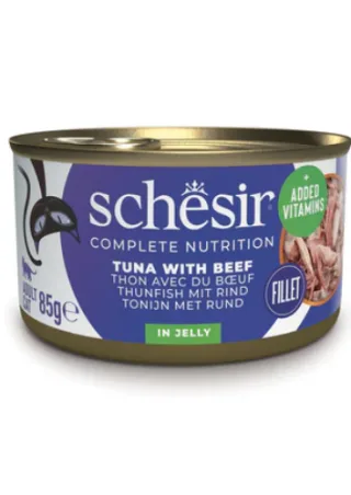 Schesir Pisica Ton/Gelatina 85 g