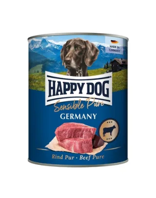 HAPPY DOG Sensible Pure Germany Hrană umedă pentru câini cu carne de vită 800 g