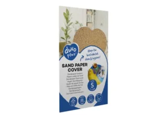Hartie abraziva pentru colivie Duvoplus 8 buc   pachet S : 21 x 35 cm