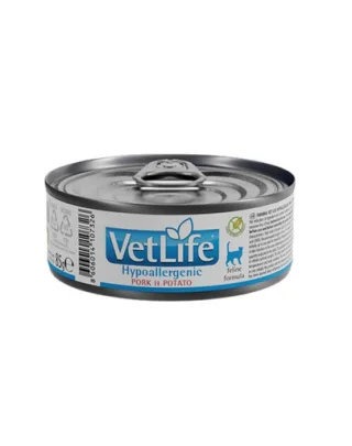 FARMINA Vet Life Hypoallergenic Pork&amp;Potato 85g Conserva pisici cu intolerante alimentare, cu porc si cartofi