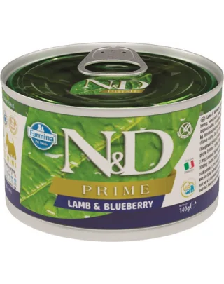 FARMINA N&amp;D Prime dog lamb &amp; blueberry mini 140 g