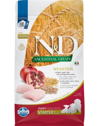 N&amp;D Chicken &amp; Pomegranate Starter Hrana uscata pentru catei 2.5 kg