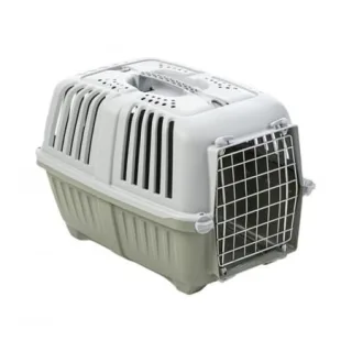 Cusca de transport Pratiko 3 Metal Light Green 60 x 40 x 39 (h) cm