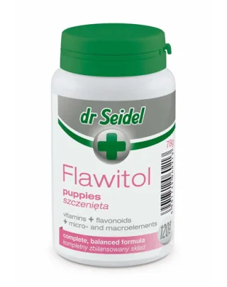 DR SEIDEL Flawitol vitamine si minerale pentru catei 120 tab.