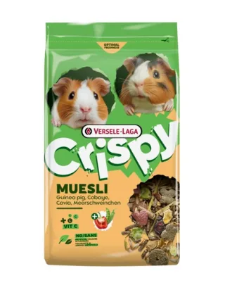 Hrană cu vitamina C pentru porcușori de Guineea VERSELE-LAGA Crispy Muesli 2,5 kg