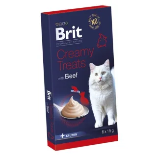 Brit Cat Creamy Treat, 6x15 grame