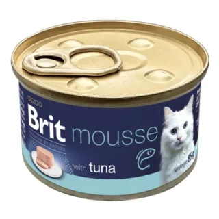 Conserva pentru pisici Brit Premium Mousse cu ton 85 gr