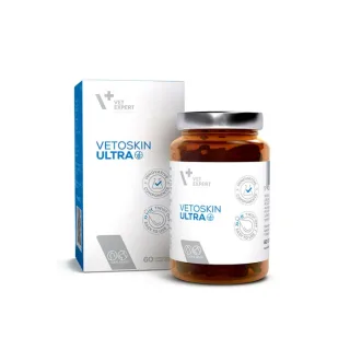 Supliment pentru caini  pisici Vetoskin Ultra 60 caps