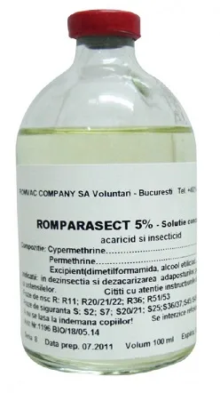 ROMPARASECT 5 % - SOLUTIE CONCENTRATA 100 ML