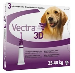 VECTRA 3D 25-40 KG - 3 PIPETE