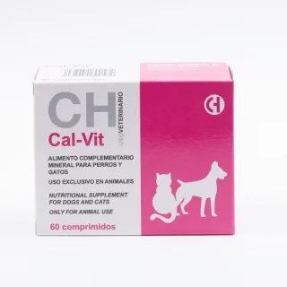 CAL-VIT calciu pentru caini si pisici 60 comprimate