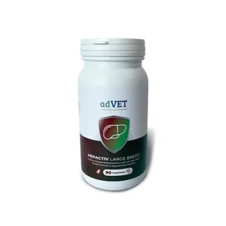 Hepactiv Large Breed - hrana complementara, flacon x 90 comprimate