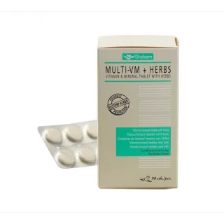 Diafarm Vitamine Minerale cu Plante 90 tablete