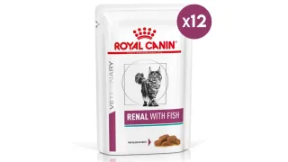 Royal Canin Renal with Fish -  12 plicuri x 85 g